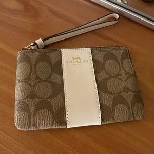 Coach Corner Wristlet